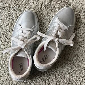 Ryka Women's Metallic Silver Sneakers